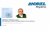 ANDRITZ HYDRO 2015 - govnet.ro HYDRO-HYDRO SU… · COMPACT HYDRO Program The optimum solution of Small Hydro Power Stations Romania Hydro Power Energy Summit, February 25 th, 2016