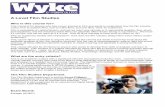A Level Film Studies - wyke.ac.uk · A strong performance in GCSE English Literature is also viewed favourably, as the way in which learners approach ... two global films: one European