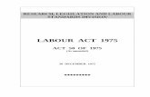 LABOUR ACT 1975 - labour.govmu.orglabour.govmu.org/English/Documents/Legislations/Labour ACT 1975.pdf · Mode of payment of remuneration . 41. Joint liability of employer & job contractor