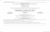 QuikByte Software, Inc. - Sorrento Therapeuticssorrentotherapeutics.com/wp-content/uploads/2013/06/e8vk... · consummation of the Merger, Glenn L. Halpryn resigned as Chief Executive