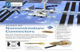 SERIES 89 Nanominiature Connectors - Glenair - … I A Way G CA ww.glenair.c US CAGE ˇ Nanominiature Connectors SERIES 89 MIL-DTL-32139 qualified connectors for mission-critical board-to-wire