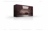 ANALOGUE DRUMS BIG MONO REFERENCE MANUAL … · ANALOGUE DRUMS BIG MONO REFERENCE MANUAL AD01 ... change the mapping to work with most Roland V-Drum kits (tested with models: TD-10,