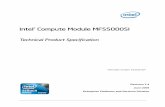 Technical Product Specification - Intel · This Technical Product Specification (TPS) provides board-specific information detailing the features, ... 2.2 Compute Module Layout : 2.2.1