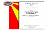 State of Arizona Office of the Auditor General · 2017-12-21 · State of Arizona Office of the Auditor General ... tial information and specific recommendations to improve th e operations