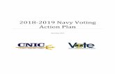 2018-2019 Navy Voting Action Plan - FVAP.gov · 2018-2019 Navy Voting Action Plan 2 Table of Contents ... The easiest way for citizens to register to vote absentee is via the FVAP