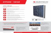 205 Watt - Platt Electric Supply · | E-mail: sales@suntech-power.com EN-NA-STD-Ud-NO1.01-Rev 2011 Current-Voltage & Power-Voltage Curve (205-18) Specifications are subject to change