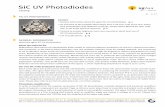 SiC UV Photodiodes - sgluxdownload.sglux.de/datasheets/sglux-catalog-photodiodes.pdf · SiC UV photodiodeS Content • General information about the sglux SiC UV photodiodes p. 1