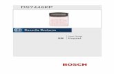 4998149924B DS7446KP User Guide - Bosch Security …resource.boschsecurity.com/documents/Operation_Manual_enUS... · 3.2 Keypad Tones ... DS7446KP | User Guide | 3.0 Keypad Overview
