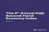 The 4th Annual Kijiji Second-Hand Economy Index · Executive summary of the 2018 Kijiji Second-Hand Economy Index report Second-hand economy at a glance 85% of Canadians have participated