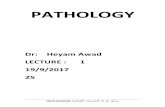 PATHOLOGY - doctor2016.jumedicine.comdoctor2016.jumedicine.com/wp-content/uploads/sites/6/2018/01/Heyam... · Inflammation 3. Neoplasia. reference - Robbins basic pathology, Kumar