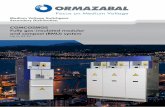 CGMCOSMOS Fully gas-insulated modular and compact (RMU… · 3 CGMCOSMOS Fully gas-insulated modular and compact (RMU) system MV Switchgear Up to 24 kV Secondary Distribution Networks