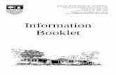 Information Booklet - holgate-p.schools.nsw.edu.au · This booklet contains information about our school, ... Digital Learning and Internet Permission to Publish 1.23 School Enrolment