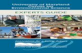 EXPERTS GUIDE - University of Maryland Center for ... Experts Guide_sm.pdf · Areas of Expertise: Ecology of marine plants, assessing ecosystem health, ... structure and ecosystem