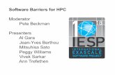 Software Barriers for HPC - exascale.orgexascale.org/mediawiki/images/4/41/IESP-PanelSlides.pdf · Operating System ... April 09 Slide 18 . ... and manycore accelerators Software-hardware