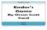 By Orson Scott Card - Enflourish · 6 Chapters 1-6: Characterization. Decoding Ender (Continued) Passage that Gives a Character Trait(s) about Ender Interpretation of the Passage