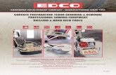 SURFACE PREPARATION, FLOOR GRINDING & …summit-sales.com/catalogs/EDCO-Product-Catalog-6_2016.pdf · We offer a full line of surface preparation floor grinding and removal, professional