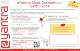 e-Yantra Ideas Competition (eYIC)- 2019e-yantra.org/img/eYIC_Poster_2019.pdf · IIT BOMBAY Space Exploration u u Defence To know more about the competition: Visit the link: l How