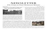 NEWSLETTER - Town of York Historical Society · NEWSLETTER. The Town of York ... 2014 Vol. XXX No. 1 . WHAT’S TO BECOME OF THE SPADINA HOTEL? Spadina Hotel, 1954, James Victor Salmon,