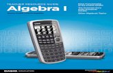 Teacher resource Guide Basic Functionality Algebra I · Teacher resource Guide Algebra I Other Algebraic TopicsNancy Foote | David Kapolka Basic Functionality of the CASIO PRIZM The