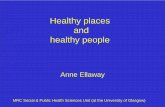 Healthy places and healthy people - gcph.co.uk · • Health is worse in deprived areas compared to more affluent areas • Is that just because deprived areas contain lots of poorer