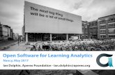 Open Software for Learning Analytics - … · + Partnership ESUP-Portail in France – The Apereo Foundation is a non-proﬁt [501(c)(3)] n registered in New Jersey … to assist