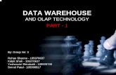 DATA WAREHOUSE - cs.stonybrook.educse634/presentations/Data... · TOPICS • Introducing the concept of a warehouse, modeling of data and schemas used.-Rohan Sharma • OLAP operations