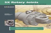 SX Rotary Joints - media.kadant.com · * Available threaded (NPT, BSPT, BSP) or “Q” Quick Release Nipple. Dimensions are for reference only and subject to change. Size (K)* M