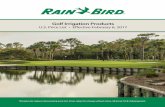 Golf Irrigation Products - Sierra Pacific Turf · Rain Bird® Golf Price List 3 * Rotor comes with specified nozzle installed. Included in box are additional nozzles. ** Use in Triangular