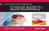 Nutritional Guidelines for Gastric Bypass and - carle.org · 2 carle bariatrics nutrition guidelines carle bariatrics nutrition guidelines 3 contents how the laparoscopic gastric