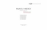 NAS HDD - Seagate · Seagate NAS HDD +SRS Product Manual, Rev. F 7 2.0 Drive Specifications Unless otherwise noted, all specifications are measured under ambient conditions, at 25°C,