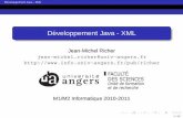Developpement Java - XML´ - info.univ- richer/ens/m2cdsii/crs_xml.pdf · Developpement Java - XML´
