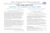 JusticeJustice tottooto Judge Judge Judge Letters … · [The reply by Radier Burnier, International President of the TS Adyar to the 2011 letters. AQ Eds.] The Past and the Future