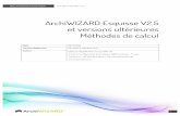 ArchiWIZARD Esquisse V2.5 et versions ultérieures ... Documentation technique ISO-2012-11-06/NRJ rév.2 ArchiWIZARD Esquisse V2.5 et versions ultérieures Méthodes de calcul Date