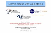 LASER COOLING and APPLICATIONS - Laboratoire … · LASER COOLING and APPLICATIONS September 2004 Les Houches, France. AccuracyAccuracy of atomic clocksof atomic clocks SYRTE •Metrology