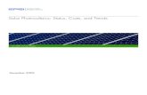 Solar Photovoltaics: Status, Costs, and Trends .December 2009 iii Abstract Solar Photovoltaics: Status,