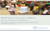 WFP Syria Country Office - documents.wfp.org · TPM and mobile VAM. A total of 13 percent of all interviews were conducted with households headed by females, but in total 25 percent