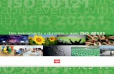 ISO 20121 Sustainable events with Sustainable events … · Sustainable events with Sustainable events with Sustainable events with ISO 20121 ISO 20121 Des évènements « durables