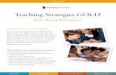 Teaching Strategies GOLD · Teaching Strategies GOLD ... progress related to these objectives. ... with you, such as reports, online portfolios containing samples