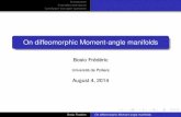 Université de Poitiers - MathNet20140810).pdf · Université de Poitiers August 4, 2014 Bosio Frédéric On diffeomorphic Moment-angle manifolds. university-logo ... When needed,