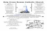 Holy Cross Roman Catholic Church - … · Devilson St-Ange; Lena Moise; Charité Baptiste; Immacula Ledoux; Josephine Sylvain; Marguerite Étienne; Joseph E. Louis ...