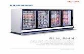 RLN RMN 072517 - DeCA Facilities · RLN, RMN Narrow Reach-In Merchandisers for Frozen Food, Ice Cream, and Medium Temperature Applications – Available with Hussmann “Innovator”,