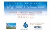 Sustainable Cost Recovery (SCR) for Sanitation services ... · Sustainable Cost Recovery (SCR) for Sanitation services Main Outcomes Eric MINO, EMWIS / SEMIDE ... (ONEP, Maroc), Hervé