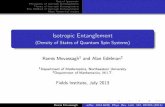 IsotropicEntanglement - Fields Institute · Gap of Ignorance Philosophy of Isotropic Entanglement Theory of Isotropic Entanglement The Method of Isotropic Entanglement More Numerical