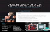 PERSONALIZED BLOOD FLOW RESTRICTION … · Blood Flow Restriction Rehabilitation (BFR) is a paradigm shifting intervention for the rehabilitation professional with over 160 peer-reviewed
