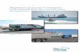 Règlement local pour le transport et la manutention … · la manutention des marchandises dangereuses dans les ports maritimes (R.P.M.), annexé à ... portuaire, qu’ils relèvent