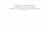 CTI 2572 Installation and Operation Guide - Napa · INSTALLATION AND OPERATION GUIDE . Version 2.5 . ii CTI 2572-B Installation and Operation Guide ... aid in the detection and correction