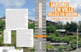 JARDINS EN VILLE, VILLES EN JARDIN EN VILLE - … · park, and in Toulouse, ... Parenthèses Sous la direction de Jean-Jacques Terrin Parenthèses ... Amar B˜˝ ˆ Nathalie B ˝