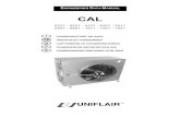 CAL- Engineering Data Manual - Uniflair 30 CAL... · modèle susceptible de gérer la charge de transfert thermique voulue (tableau de droite) au niveau de pression acoustique souhaité.