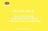 Rugby Strength Programme Year 8 Block 1 - …€¦ · Rugby Strength Programme Year 8 Block 1 ... 5 with each hand 2 6 with each hand 2. ... elbows touch your knees. Breathe naturally