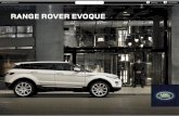 RANGE ROVER EVOQUE - Massaro Motorslandrover.massaromotors.com.au/Portals/0/Brochures/Evoque_130_en... · 5 *Range Rover Evoque Coupé Only. †Fitted with Xenon Headlamps With its